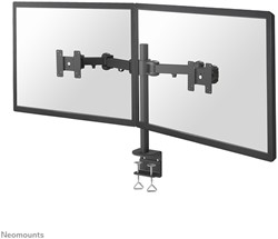 MONITORARM NEOMOUNTS D960D 2X10-27" MET KLEM ZWART