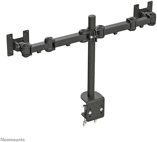 MONITORARM NEOMOUNTS D960D 2X10-27" MET KLEM ZWART-3