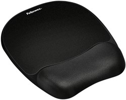 MUISMAT MET POLSSTEUN FELLOWES MEMORYFOAM ZWART