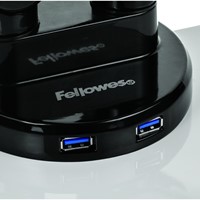 MONITORARM FELLOWES PLATINUM SERIES DRIEDUBBEL HORIZONTAAL-3