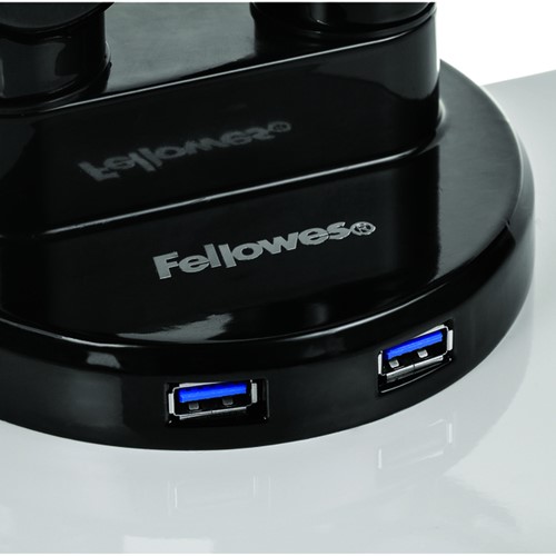 MONITORARM FELLOWES PLATINUM SERIES DRIEDUBBEL HORIZONTAAL-3