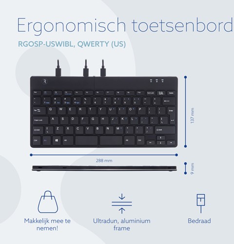 TOETSENBORD R-GO ERGONOMISCH SPLIT BREAK QWERTY-2