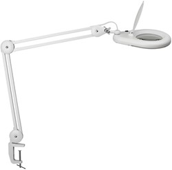 LOEPLAMP MAUL VISO LED TAFELKLEM WIT