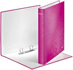 RINGBAND LEITZ WOW A4 MAXI 2-RINGS D-MECHANIEK 25MM ROZE