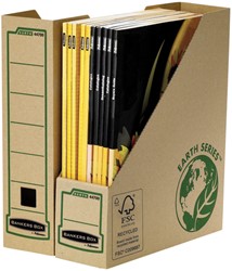 TIJDSCHRIFTCASSETTE BANKERS BOX EARTH A4 80MM BRUIN