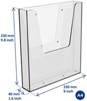 FOLDERHOUDER EUROPEL WAND A4 TRANSPARANT-1