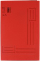 VOUWMAP QUANTORE FOLIO ONGELIJKE ZIJDE 250GR ROOD