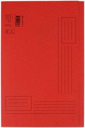 VOUWMAP QUANTORE FOLIO ONGELIJKE ZIJDE 250GR ROOD