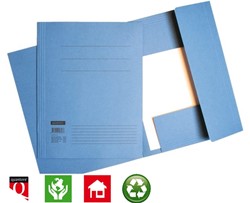 DOSSIERMAP QUANTORE A4 320GR BLAUW