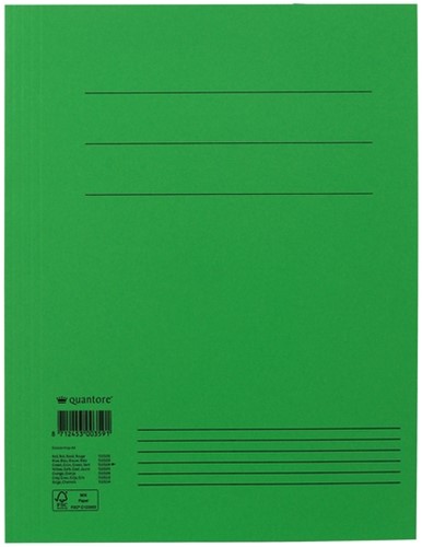 DOSSIERMAP QUANTORE A4 320GR GROEN