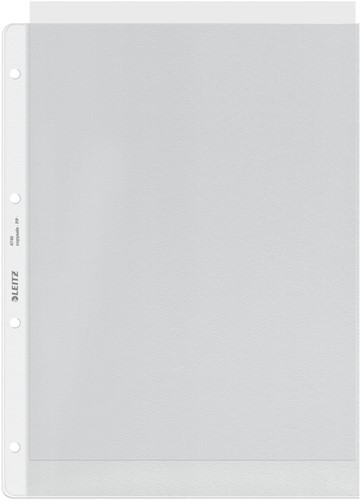 SHOWTAS LEITZ PREMIUM COPY SAFE 0.12MM 4-GAATS PP A4 TRANSPARANT 100 STUKS
