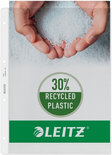 SHOWTAS LEITZ PREMIUM COPY SAFE 0.12MM 4-GAATS PP A4 TRANSPARANT 100 STUKS-3