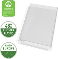 HARMONICA SHOWTAS LEITZ PREMIUM MET PERFORATIESTRIP 180? PVC A4 5 STUKS GLASHELDER 5 STUKS-8