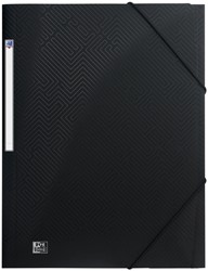 ELASTOMAP OXFORD URBAN A4 PP OPAAK ZWART