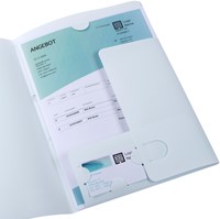 OFFERTEMAP OXFORD A4 MET INSTEEKTAS 2 KLEPPEN 0.5MM PP WIT-3