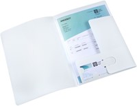 OFFERTEMAP OXFORD A4 MET INSTEEKTAS 2 KLEPPEN 0.5MM PP WIT-3