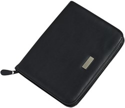 SCHRIJFMAP RILLSTAB EXCELLENT DELUXE A5 LEDERLOOK ZWART