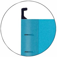 HANGMAP ESSELTE CLASSIC A4 V-BODEM 345X240MM BLAUW-1