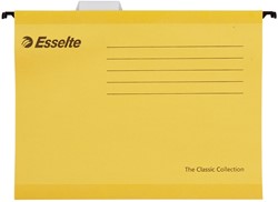 HANGMAP ESSELTE CLASSIC A4 V-BODEM 345X240MM GEEL