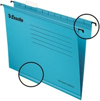 HANGMAP ESSELTE CLASSIC FOLIO V-BODEM 382X240MM BLAUW-2