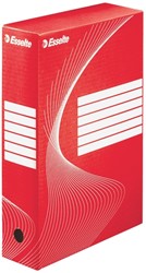 ARCHIEFDOOS ESSELTE BOXYCOLOR  80MM 352X250MM ROOD