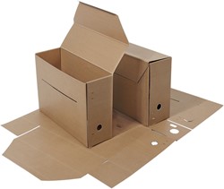 GEMEENTEARCHIEFDOOS DJOIS FOLIO 370X265X115MM BRUIN