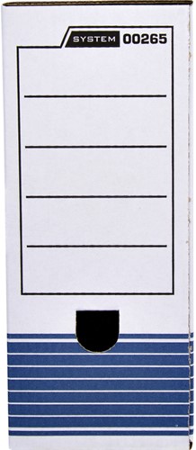 ARCHIEFDOOS BANKERS BOX SYSTEM A4 100MM WIT BLAUW-2