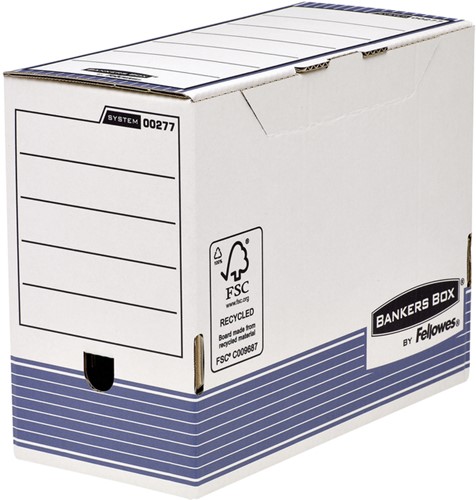 ARCHIEFDOOS BANKERS BOX SYSTEM A4 150MM WIT BLAUW