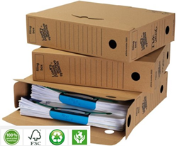 ARCHIEFDOOS LOEFF FILING BOX 3003 FOLIO 345X250X80MM KARTON
