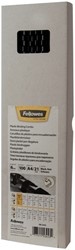 BINDRUG FELLOWES 6MM 21RINGS A4 ZWART 100 STUKS