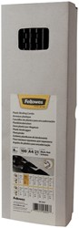 BINDRUG FELLOWES 8MM 21RINGS A4 ZWART 100 STUKS
