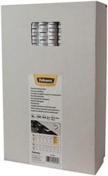 BINDRUG FELLOWES 16MM 21RINGS A4 WIT 100 STUKS