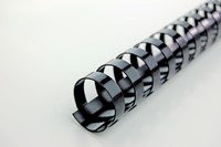 BINDRUG GBC 8MM 21RINGS A4 ZWART 100 STUKS-2