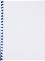 BINDRUG GBC 12MM 21RINGS A4 BLAUW 100 STUKS-2
