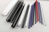 BINDRUG GBC 12MM 21RINGS A4 BLAUW 100 STUKS-1