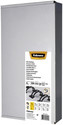 DRAADRUG FELLOWES 6MM 34-RINGS A4 ZWART 100 STUKS