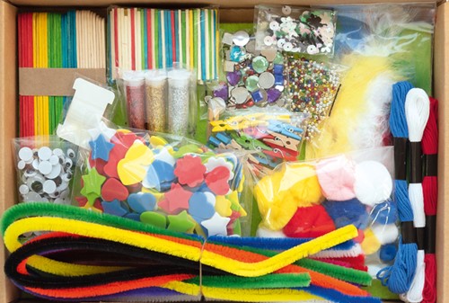 HOBBY ARTIKELEN FOLIA MET MEER DAN 1300 STUKS ASSORTI-3