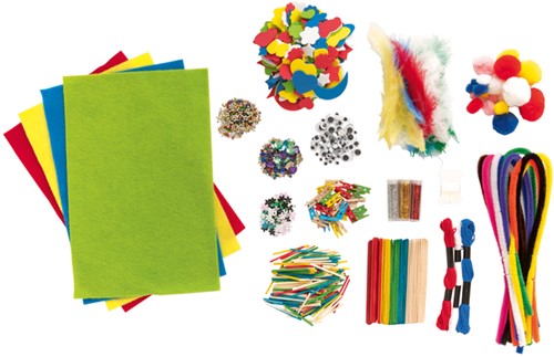HOBBY ARTIKELEN FOLIA MET MEER DAN 1300 STUKS ASSORTI-2