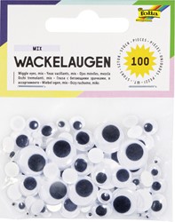 WIEBELOGEN FOLIA 100 STUKS 6 FORMATEN WIT 100 STUKS