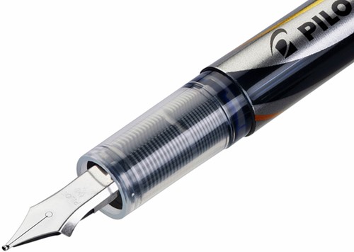 VULPEN PILOT VPEN MEDIUM ZILVER/BLAUW-2