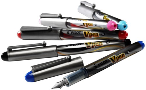VULPEN PILOT VPEN MEDIUM ZILVER/BLAUW-4