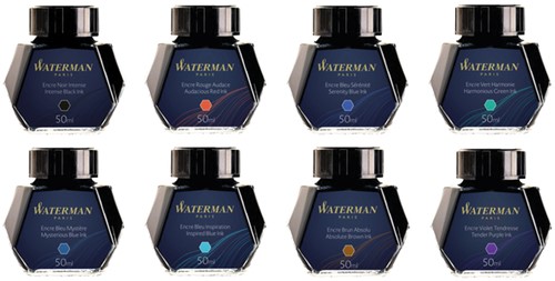 VULPENINKT WATERMAN 50ML STANDAARD ROOD-1