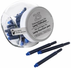 INKTPATROON PELIKAN VOOR LAMY VULPEN KONINGSBLAUW POT À 25 STUKS