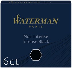 INKTPATROON WATERMAN INTERNATIONAAL ZWART PAK À 6 STUKS