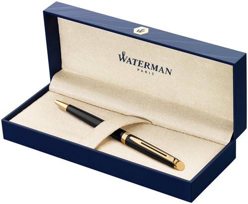 BALPEN WATERMAN HÉMISPHÈRE BLACK LACQUER GT MEDIUM-1
