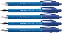 BALPEN PAPER MATE FLEXGRIP ULTRA MEDIUM BLAUW BLISTER À 5 STUKS-2