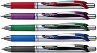 GELSCHRIJVER PENTEL BL77 ENERGEL MEDIUM ROOD-3