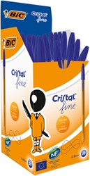 BALPEN BIC CRISTAL FIJN BLAUW