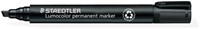 VILTSTIFT STAEDTLER LUMOCOLOR 350 PERMANENT SCHUIN ZWART