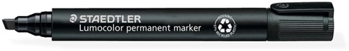 VILTSTIFT STAEDTLER LUMOCOLOR 350 PERMANENT SCHUIN ZWART